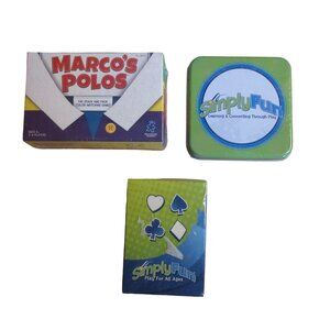 Set of 3  - Children' Learning Card Games - Marco's Polos Simply Fun